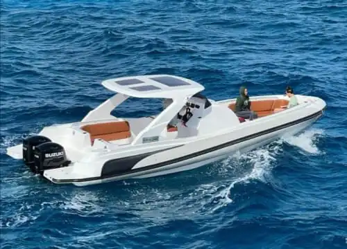 Private Combo Trip: 4-Hour Speedboat to Orange Bay & 3-Hour Quad Safari Hurghada