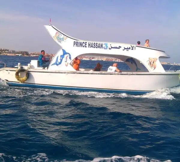 Hurghada Private Glass Bottom Boat with Snorkeling Experience