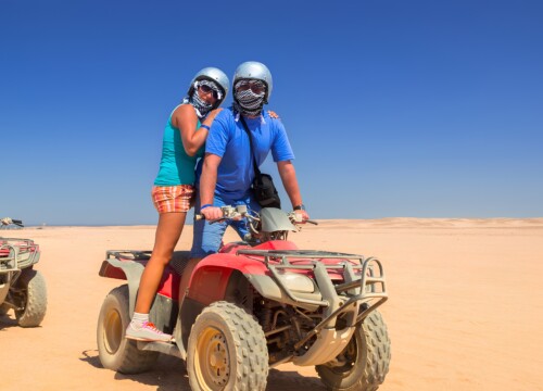 PRIVATE TOUR|| 3 Hours Quad Bike Safari Desert Hurghada ( Morning or Afternoon )