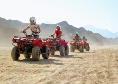    Quad Bike Safari ATV In Sharm el sheikh Dawn, Morning, Afternoon, Sunset